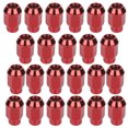 thumbnail image 2 of ECCPP Wheel Lug Nuts 23 Pieces 1/2"-20 Red Bulge Acorn Drive Closed 3/4" Lug Nuts for Jeep for Cherokee/CJ5/Comanche/Grand for Cherokee 1966-2013, 2 of 5