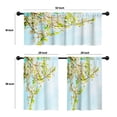 thumbnail image 4 of LALILO Kitchen Curtains and Valances Set of 3 36" Blossom Window Treatment Tiers for Window Decor, 4 of 5