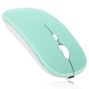 2.4GHz & Bluetooth Rechargeable Mouse for OnePlus 9RT 5G Bluetooth Wireless Mouse Designed for Laptop / PC / Mac / iPad pro / Computer / Tablet / Android Teal