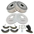 thumbnail image 2 of TRQ Front & Rear Premium Ceramic Brake Pad Shoe Coated Rotor Drum Kit for GM BKA23637 Fits select: 2005-2007 CHEVROLET SILVERADO, 2005-2007 GMC NEW SIERRA, 2 of 8
