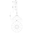 thumbnail image 5 of Alora Lighting PD447120BGWL Ellen 20" Wide Pendant - Brushed Gold / White Linen, 5 of 7