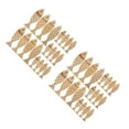 thumbnail image 6 of Masteelf 100 pcs Wood Fish Cutout Unfinished Wooden Fish Ornaments Wood Fish Tags Wooden Sea Animal Decorations for DIY Craft Projects Supplies, 6 of 8