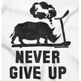 thumbnail image 2 of Never Give Up Rhino to Unicorn Gym Zip Up Hoodie Men's Women's Brisco Brands X, 2 of 6