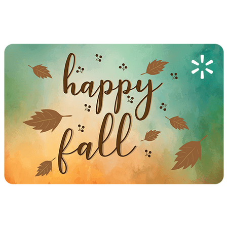 Happy Fall Walmart eGift Card