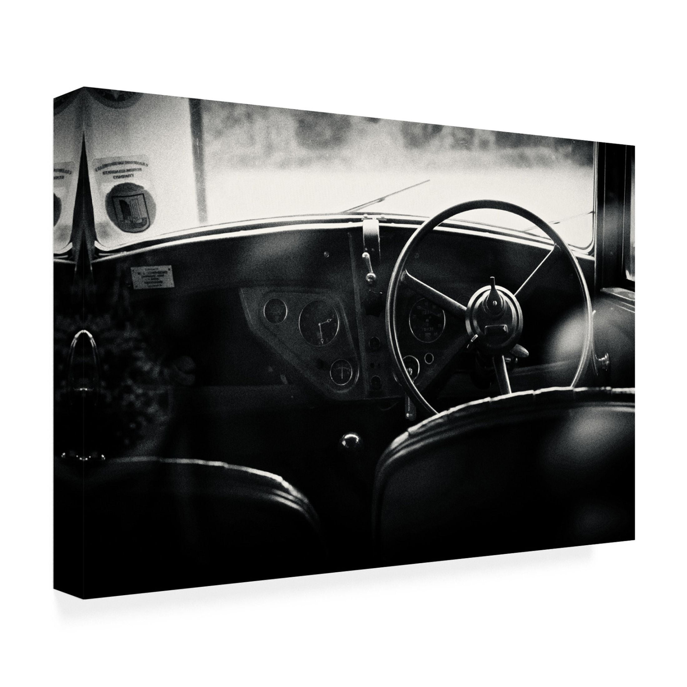 Canvas Wall Art - Richard Bland 'Rear Window' Wall Art for Living Room, Bedroom, or Office Décor by Trademark Fine Art - 24 x 16 Inches