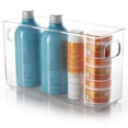 thumbnail image 1 of StorageBud 1 Pack Clear Plastic Storage Organizer Bin with Handles, 1 of 6