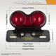 thumbnail image 2 of Universal LED Motorcycle Tail Lamp Turn Signal Light Dual Trailer Lights Brake License Plate Holder Lights, 2 of 5