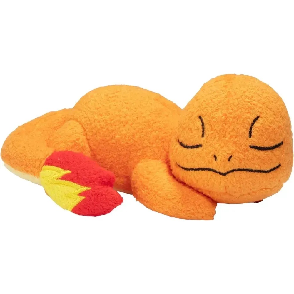 Pokemon 5" Sleeping Squirtle, Charmander & Bulbasaur Plush 3-Pack - Officially Licensed - Add to Your Collection! Soft Collectible Stuffed Animal Toy - Great Gift for Kids, Boys, Girls