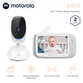 thumbnail image 2 of Monitor de vídeo para bebés Motorola Nursery VM75 480x272p 2,4 GHz, 2 of 6