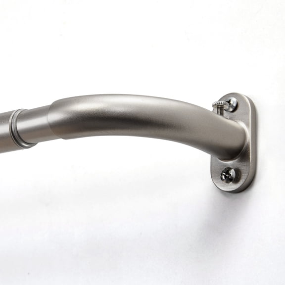 ZOPZO Curtain Rod Adjustable Window Drapery Rod, Sliver, 48-84 Inch, Heavy Duty Curtain Pole for Living Room Bedroom Easy Install