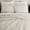 Beige, variant on Beige Pick Stitch Queen Size Quilt Set, Striped Lightweight Soft Summer Spring Bedspread, Bamboo Linen Like Textured Coverlet, Chambray Farmhouse Country Rustic Bedding, Netural Thin Comforter