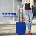 thumbnail image 5 of Funda de equipaje elástica para maletas, funda protectora para maletas de 32", color azul, 5 of 5