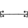 thumbnail image 3 of WUZSTAR Wall-Mounted Clothes Rack Black Garment Holder Stand Retail Display Closet Organization, 3 of 9