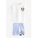 thumbnail image 1 of Camiseta de manga corta con estampado completo de Minnie para niñas, conjunto de ropa de verano, camiseta de Disney a la moda, trajes informales para niños pequeños, 2 piezas, 1 of 5