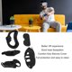 thumbnail image 4 of Juego De Fundas De Silicona Para Meta 3, Funda Protectora Para Auriculares, Cubierta Facial, Empuñaduras De Controlador, Tapas Protectoras Para Lentes, Para Auriculares Meta 3 VR, 4 of 7