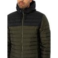 thumbnail image 4 of KnowledgeCotton Apparel Repreve Rib Stop Quilted Jacket, Green, 4 of 7