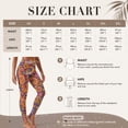thumbnail image 5 of SEANATIVE Womens High Waist Leggings Colorful Paisley Flower, 2XL, 5 of 6