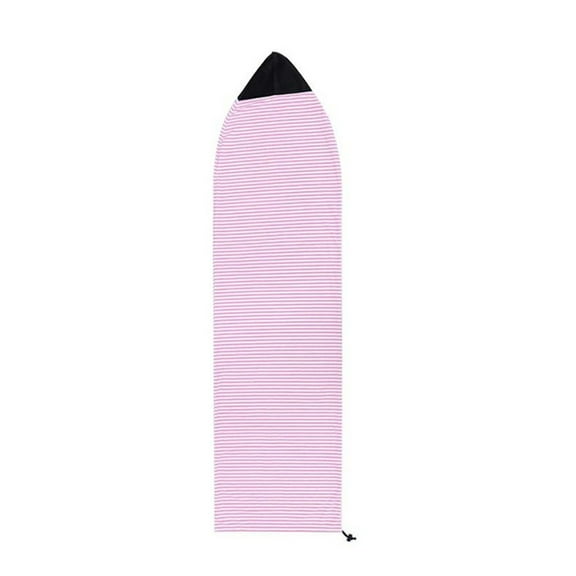 PPLoney Detachable Surfboard Sock Cover with Elastic Drawstring Closure, Tear-Resistant Surfboard Protector for Shortboard, Longboard, and SUP, Portable Travel Storage with Velcro Pocket(Pink)