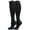Black, variant on Plus Size Zipper Compression Socks, Knee High Compression Socks for Men Women, Close Toe Support Socks for Daily Wear S-6XL, Comfortable Cotton