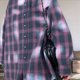 thumbnail image 5 of Camisas de Franela para Mujer, Blusa Informal de Algodón de Larga, Cuello Clásico con Botones, Blusas de Otoño 2025. Rosa M, 5 of 10