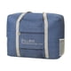 thumbnail image 1 of Bolsa de equipaje portátil catiónica de gran capacidad, plegable, con carrito para viajes en avión, de mano, azul marino, 1 of 2