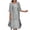 Glisme Grey486, variant on Casual Dresses For Women Embroidery Round Neck Elegant Dress Half Sleeve Chiffon Shawl Cardigan Two Piece Set Green Sundress Formal Dresses