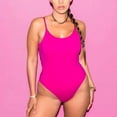 thumbnail image 2 of Traje de baño de una pieza con tirantes ajustados Bikini sexy ajustado que cubre el vientre Traje de baño sexy de moda y práctico, 2 of 5