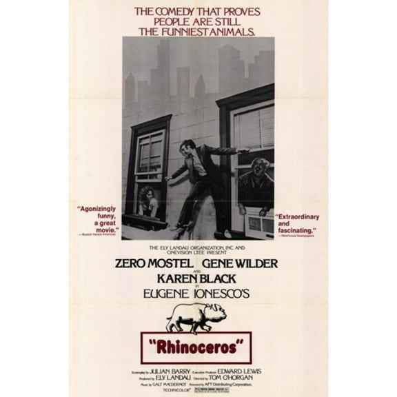 Posterazzi MOV204699 Rhinoceros Movie Poster - 11 x 17 in.