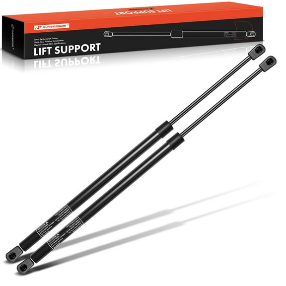 A-Preimum Rear Window Glass Lift Supports Shock Struts Replacement for Hyundai Santa Fe 2001-2006 2-PC Set