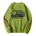 thumbnail image 4 of Chandail en Molleton à Col Rond Imprimé Rugby Automne Hiver pour Hommes, Chaud et Confortable, Mode Sans Capuche, Chandail Décontracté, 4 of 4