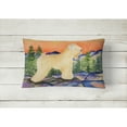 thumbnail image 2 of Caroline's Treasures SS8182PW1216 Wheaten Terrier Soft Coated Decorative   Canvas Fabric Pillow, 12H x16W, multicolor, 2 of 3