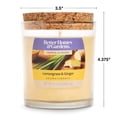 thumbnail image 4 of Better Homes & Garden Lemongrass & Ginger Aromatherapy 9.5oz Jar Candle, Green, 4 of 5