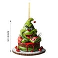 thumbnail image 3 of Stole Acrylic Pendant Tree Decoration  1PC Decoration How The Stole With Present Ornament, 3 of 4