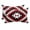 Red, variant on Brown Aztec Outdoor Pillows for Chaise Lounge Chair Waterproof Lumbar Pillows with Insert&Strap Beach Headrest Pillow Black White Southwest Vintage Abstract Geometric Pillow for Patio Pool 11"x16"