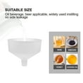 thumbnail image 7 of DEEPCRAFF 1Pc Kitchen Funnel Made of Premium Plastic for Oil Beverage and Liquid Transfer, 7 of 7