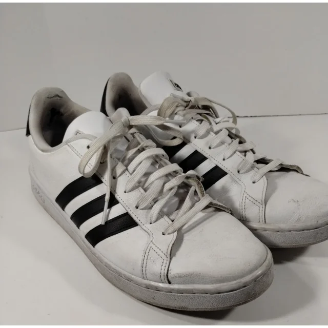 Ad-id-as Mens Grand Court F36392 White Casual Shoes Sneakers Size 11.5