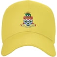 thumbnail image 3 of Cayman Islands The Official Emblem Baseball Cap Men - Classic Dad Hat Adjustable Plain Hat Black, 3 of 9