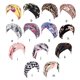 thumbnail image 5 of 3 Paquete Moda Turbante Multicolor Multicolor Modelo Europeo Layera Parrilla Cabello Bonnet Muslim Estilo Pelo Asecarios Para Mujeres Negro + Grid Blanco Inevent AP008794-12B, 5 of 6