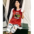 thumbnail image 3 of Happy Camper Women's Leggings and Tees, Pajama Separates, Cozy Loungewear for Women, Camping (X-Small), 3 of 4