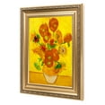 thumbnail image 7 of DECORARTS - Sunflowers, Vincent Van Gogh Art Reproduction. Giclee Prints Match with Golden Framed for Wall Decor. Picture Size: 20x16 in, Framed Size: 26x22 in, 7 of 7