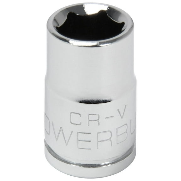 Powerbuilt 3/8 in. Drive x 7/16 in. 6 Point SAE Socket - 940526