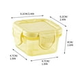 thumbnail image 2 of YIKA Tupperware Container Fresh Box Candy Sealed Box Baby Food Box Storage Box Seasoning Box Kitchen Storage Yellow, 2 of 9