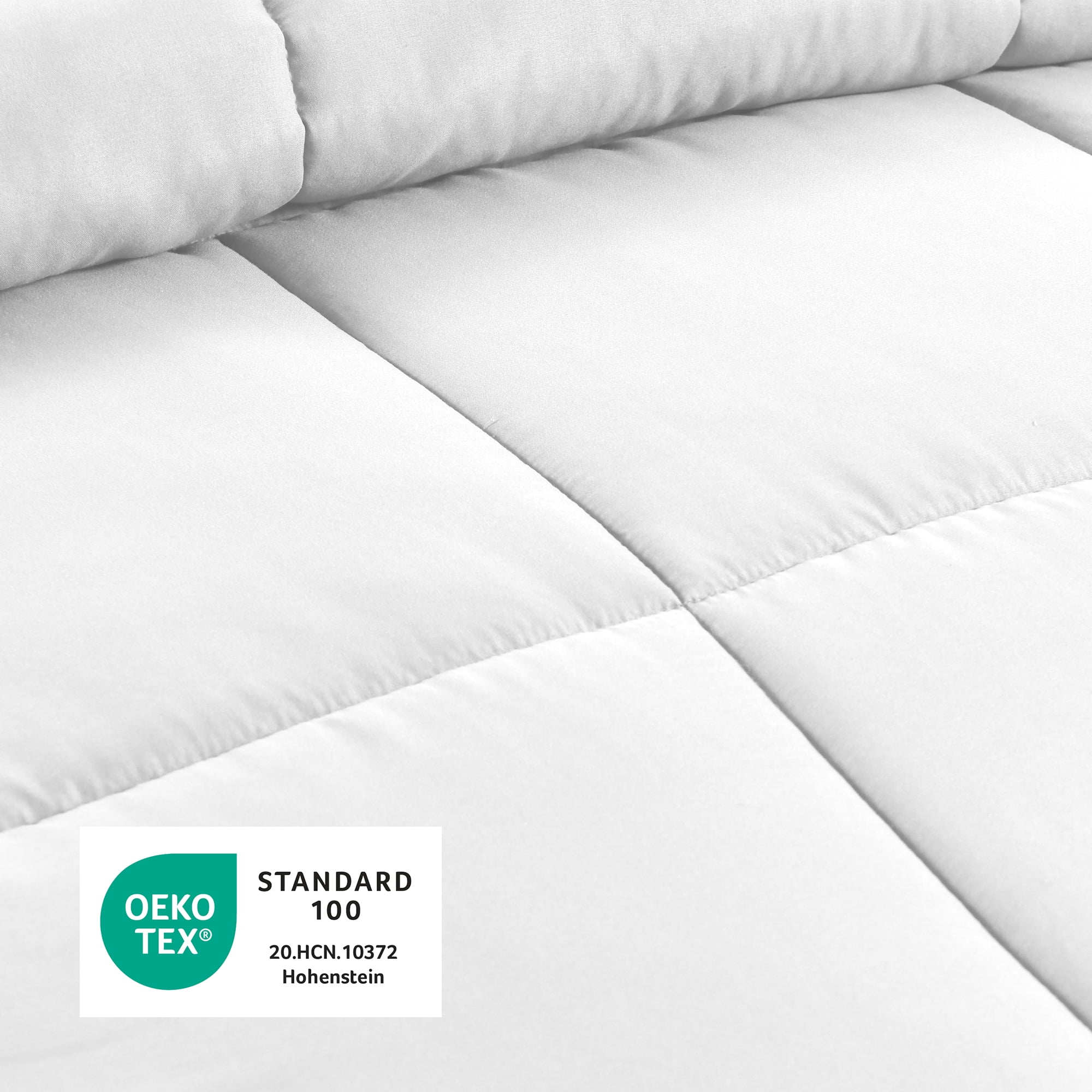 Swift Home High-Filled Down Alternative Comforter, Ultra Soft All Season Hypoallergenic Bedding, Twin, White