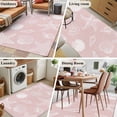 thumbnail image 5 of Marine Life Area Rugs 2.7'x5', Washable Small Throw Rugs for Kitchen Bedroom, Summer Ocean Starfish Conch Seashell Pink Indoor Outdoor Rug Non-Slip Low Pile Carpet Runner Reversible Floor Mats, 5 of 8