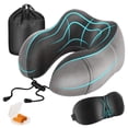 thumbnail image 1 of Almohada de Viaje MCSWKEY Gris Oscuro Viscoelástica con Soporte Cervical y Accesorios, 1 of 7