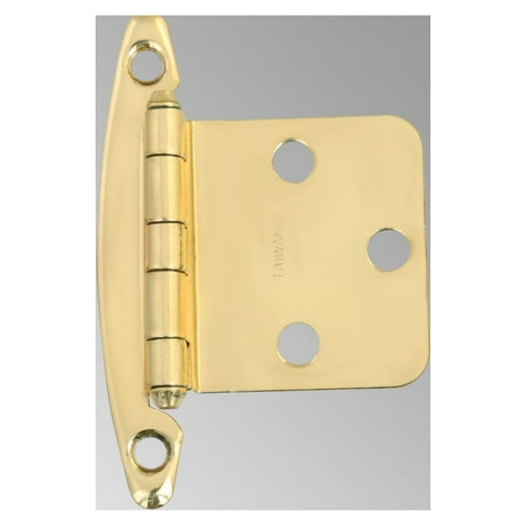 Renovators Supply Brass Cabinet Door Hinge w/Hardware 2 3/4" Tarnish Resistant Kitchen Cabinet Hinge