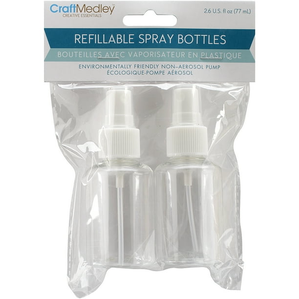 Refillable Spray Bottles 2/Pkg2.6oz