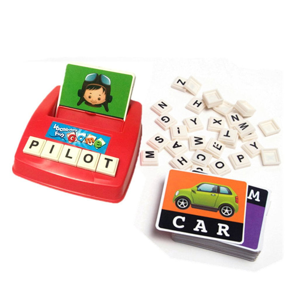 Little Treasures Matching Letter Game Spelling &... Teaches Word Recognition 
