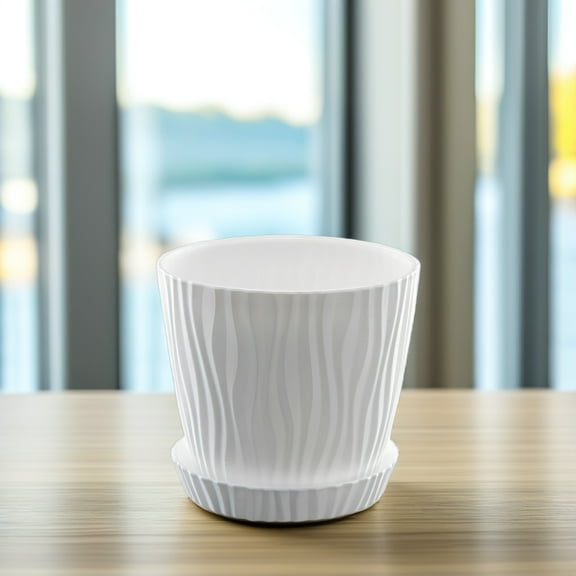 USHOBE 2Sets Clear Glass Flowerpot Set for Gardening 5.70X5.70X4.91in