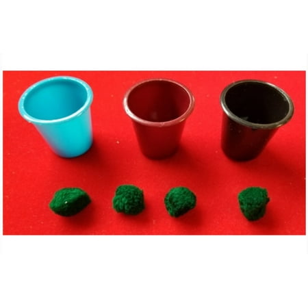 Magic Trick Cups and Balls - Mini Plastic